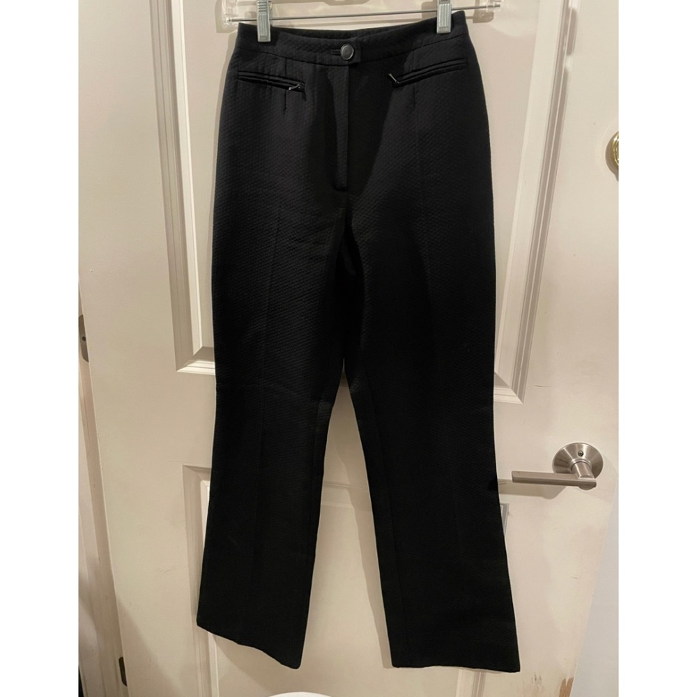 Authentic Chanel Black High-rise Trousers size 34/XS
